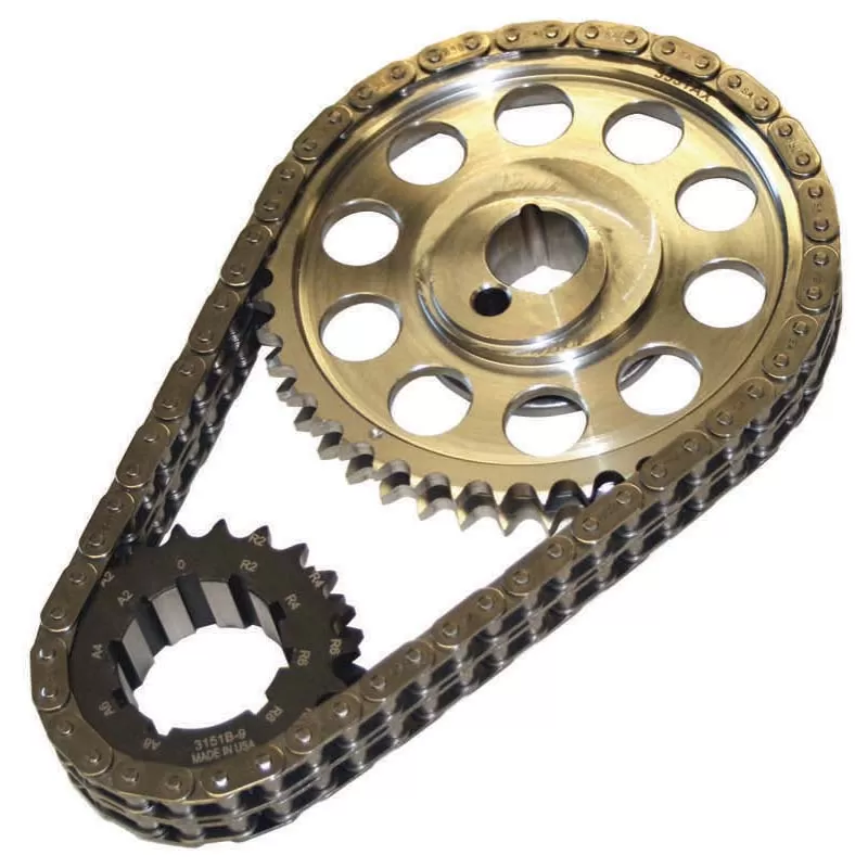 Howards Cams Double Roller Timing Chain Set; Ford 302 / 351W 9-Keyway 94312-5 - 94312-5