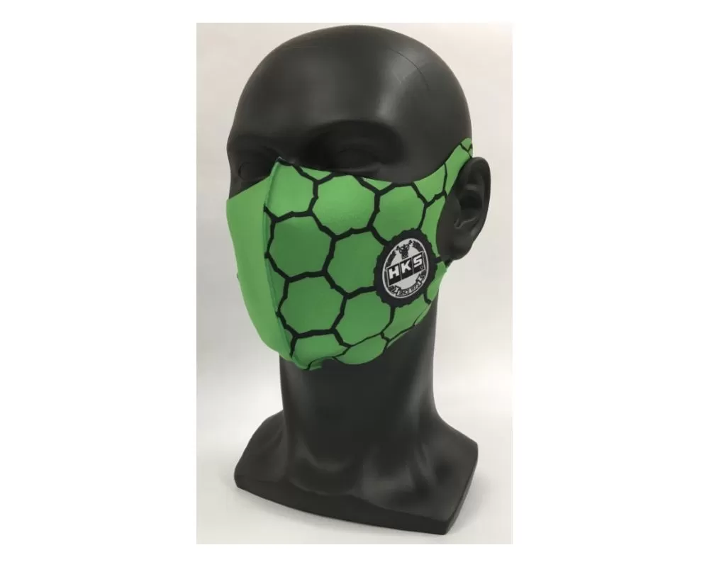 HKS Graphic Mask - SPF Green (XL) - 51007-AK327