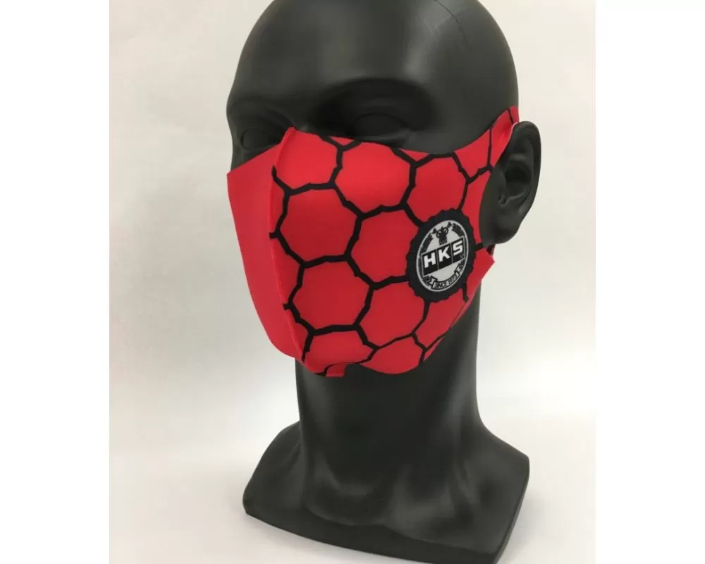 HKS Graphic Mask - SPF Red (XL) - 51007-AK321