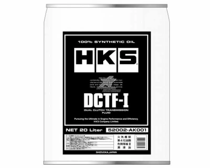 HKS 20 Liters Dual Clutch Transmission Fluid DCTF-I Mitsubishi EVO X 08-15 - 52002-AK001