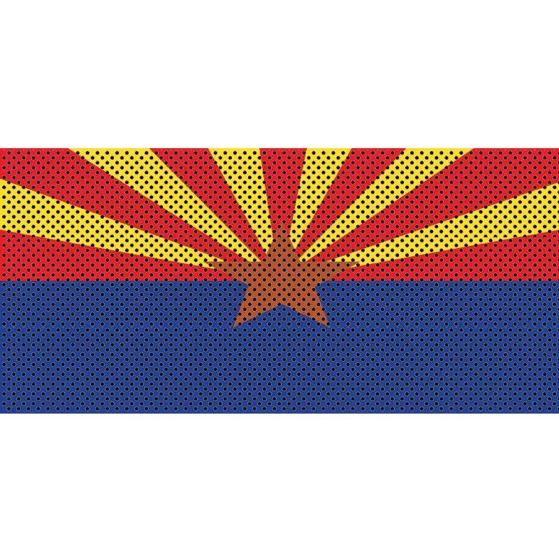 Jeep Gladiator Grill Inserts 2020-Present Gladiator Arizona State Flag Under The Sun Inserts - INSRT-AZ-JT