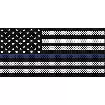 Jeep Wrangler Grill Inserts 2018-Present JL Thin Blue Line Black And White Under The Sun Inserts - INSRT-BWTBL-JL