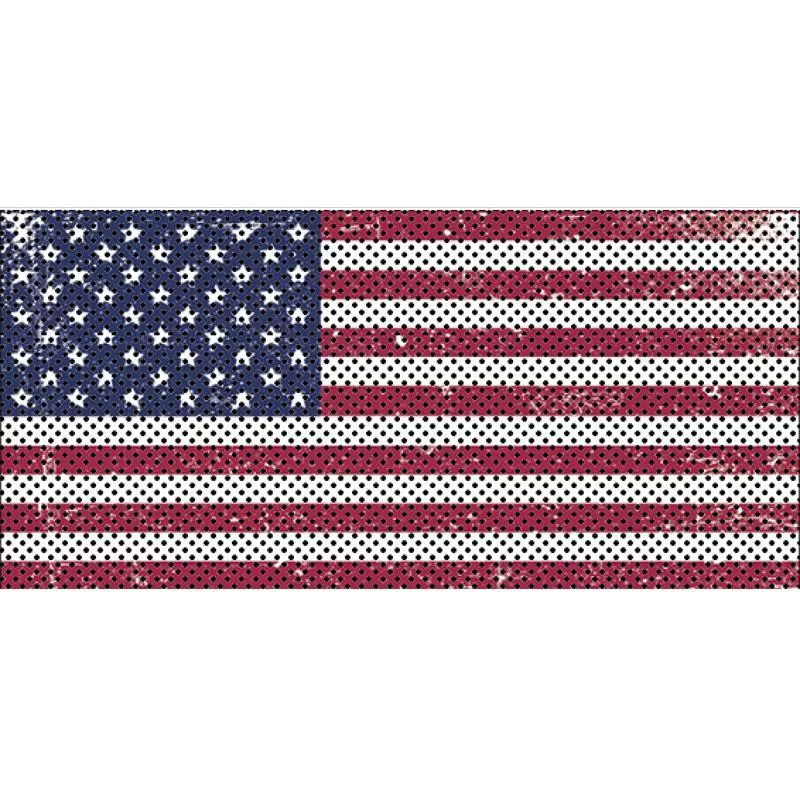 Jeep Gladiator Grill Inserts 2020-Present Gladiator Distressed Old Glory Under The Sun Inserts - INSRT-DTROG-JT