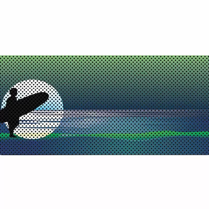 Jeep Gladiator Grill Inserts 2020-Present Gladiator Endless Summer Blue Green Male Surfer Under The Sun Inserts - INSRT-ESBGMS-JT