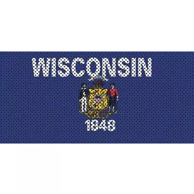 Under The Sun Inserts Jeep Wrangler Grill Inserts 2018-Present JL Wisconsin State Flag - INSRT-WI-JL