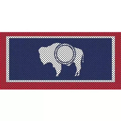 Under The Sun Inserts Jeep Wrangler Grill Inserts 2018-Present JL Wyoming State Flag - INSRT-WY-JL