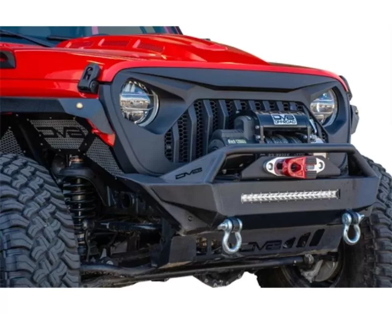 DV8 Offroad Replacement Grill -Black for Jeep JL - GRJL-01