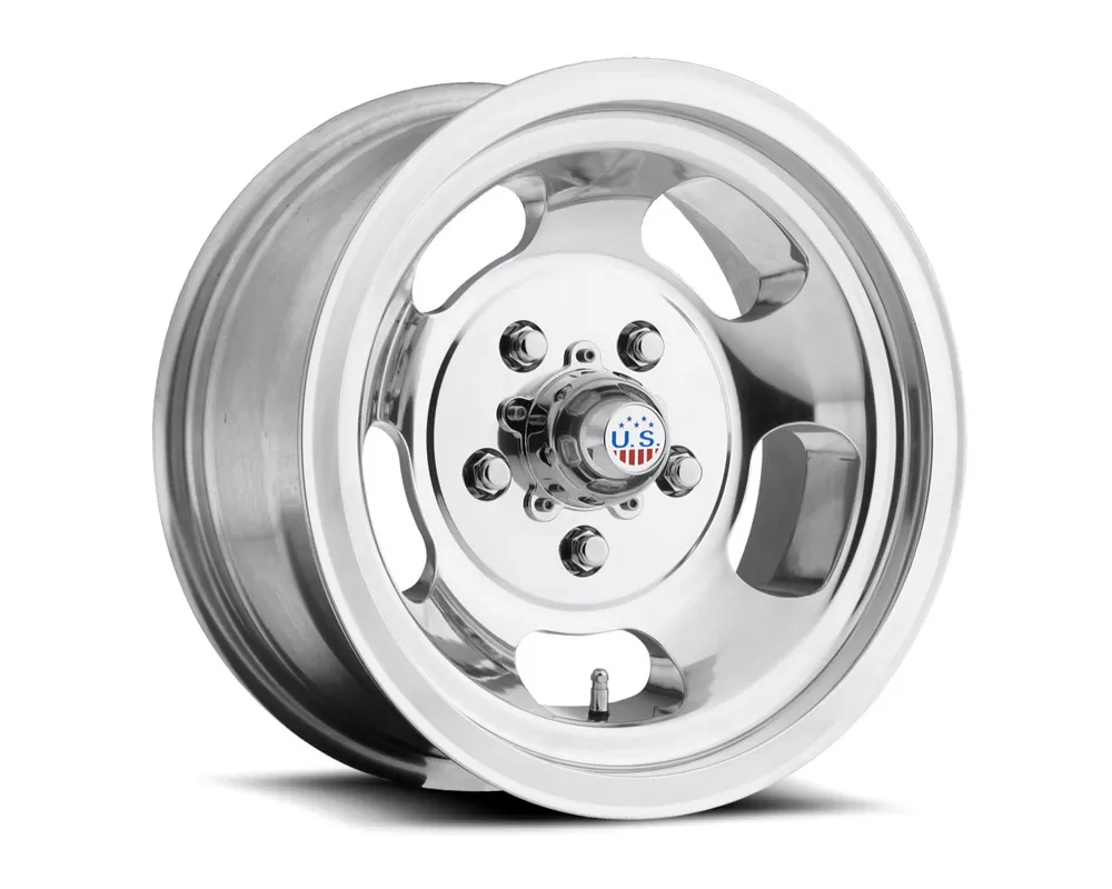 US Mags U101 Indy Polished 1-Piece Cast Wheel 15x5 5x101.6 -12mm - U10115505425