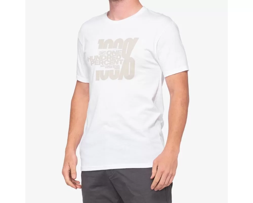 100% Hacktivist T-Shirt - White - 32120-000-12