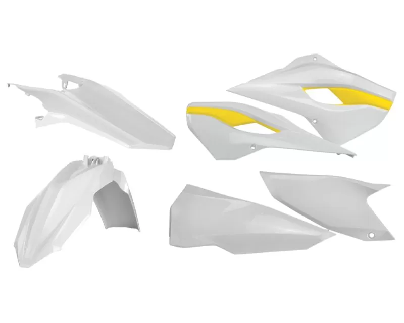 Acebis Plastic Kit White/Yellow Husqvarna FE250 15-16 - 2403074891