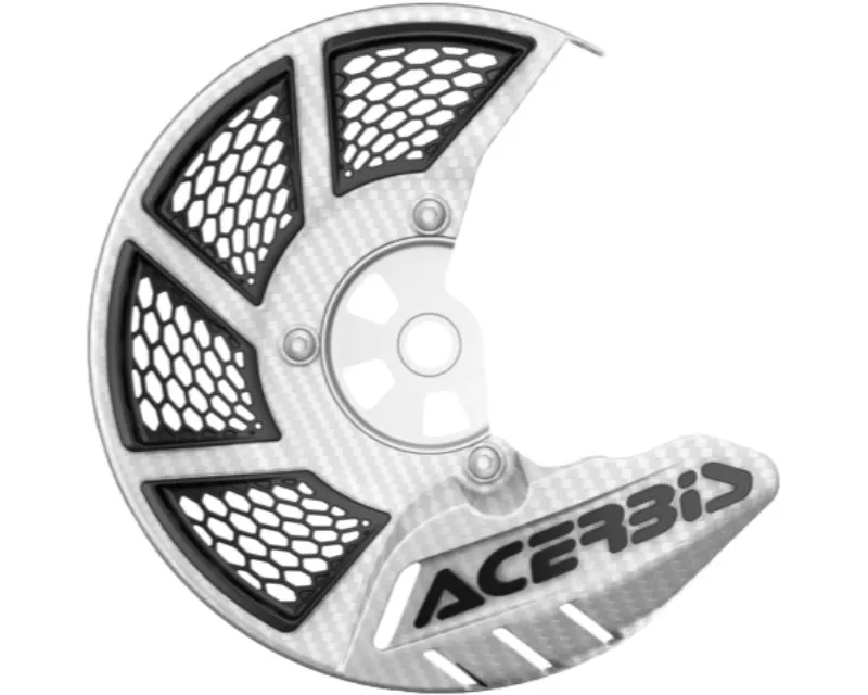 Acerbis X-Brake Vented Front Disc Guard White Universal - 2449490002