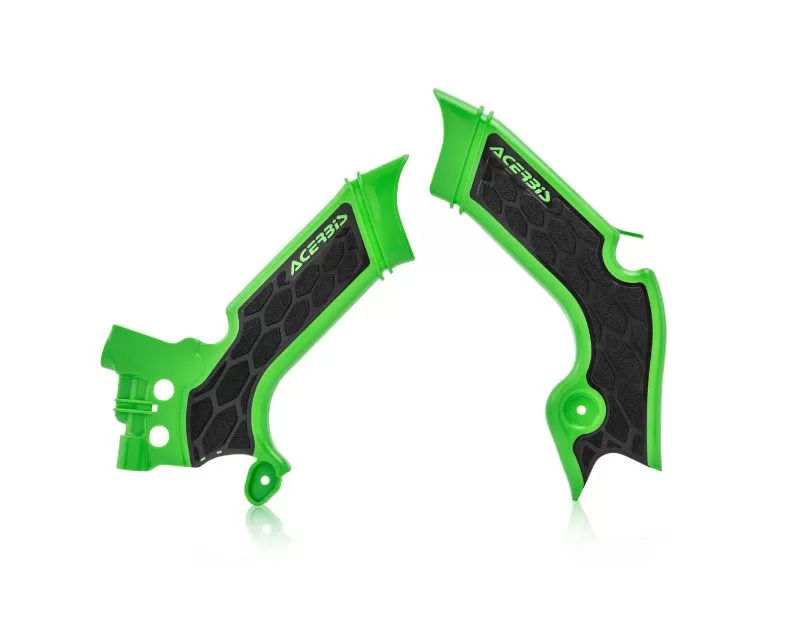 Acerbis Frame Guards X-Grip Green/Black Kawasaki KX450 19-20 - 2742601089