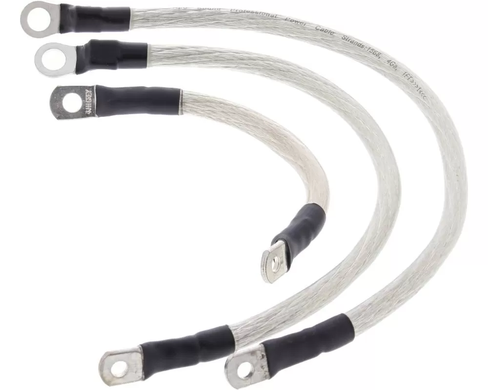 All Balls Battery Cable Kit Harley Flst Heritage Softail 1986-1988 (Clear) - 79-3001