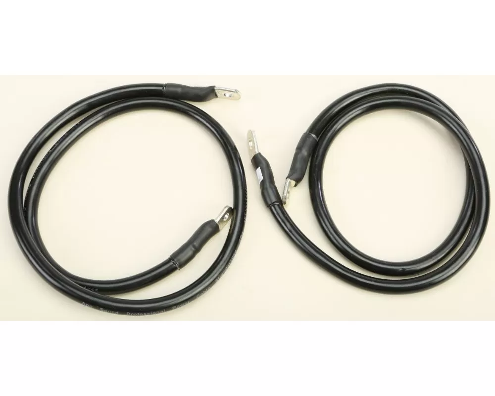 All Balls Battery Cable Kit Harley Flhs Electra Glide Sport 1989-1992 (Black) - 79-3008-1
