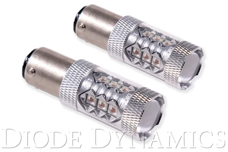 Diode Dynamics 1157 LED Bulb XP80 LED Red Pair - DD0016P