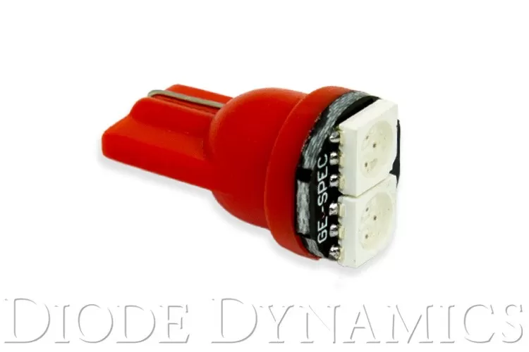 Diode Dynamics 194 LED Bulb SMD2 LED Red Single - DD0036S