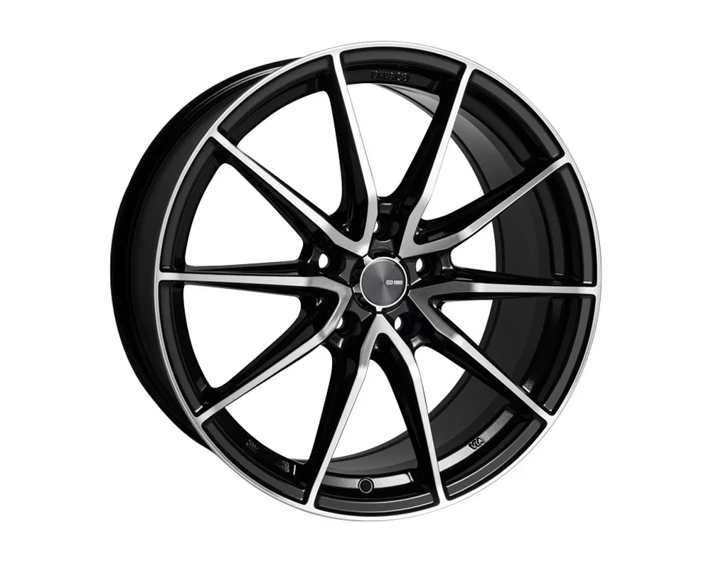 Enkei DRACO Wheel Performance Series Black Machined 17x7.5 5x114.3 45mm - 509-775-6545BKM
