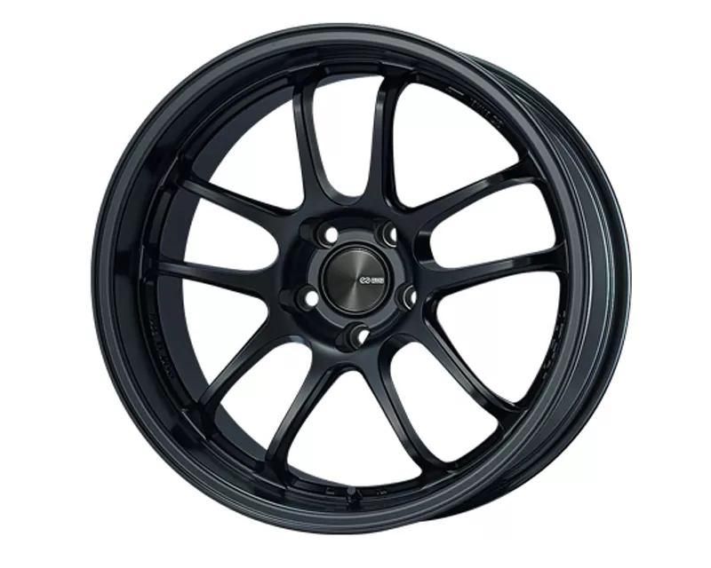 Enkei PF01EVO Wheel Racing Series Black 18x10.5 5x114.3 22mm - 489-8105-6522BK