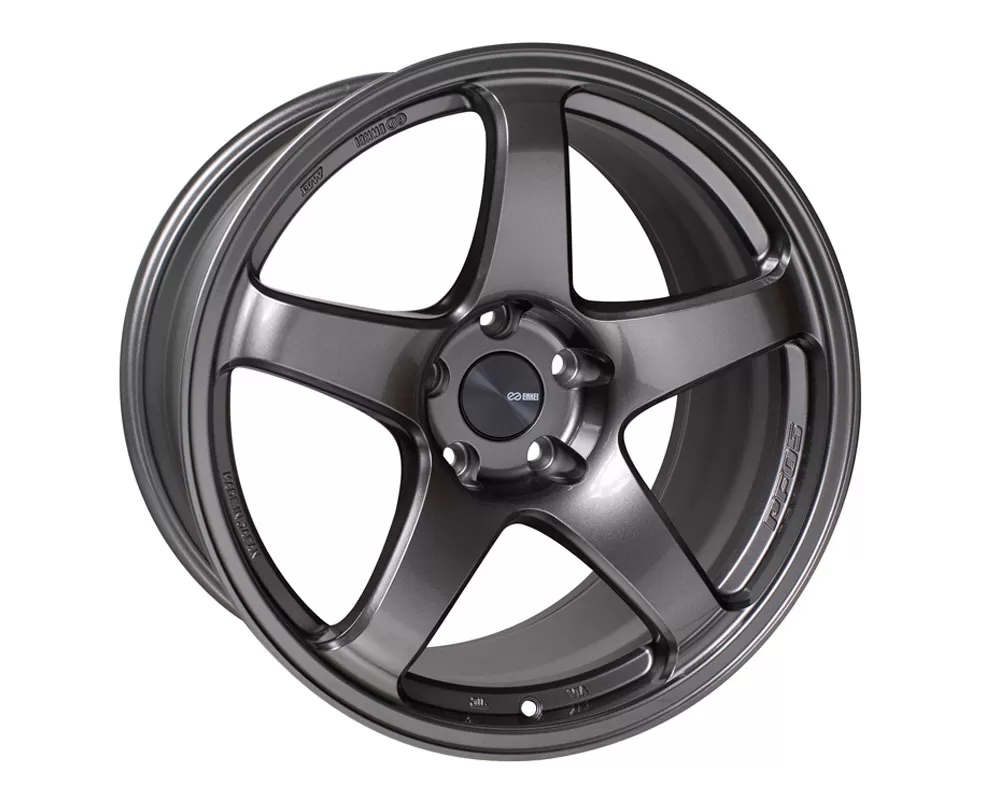 Enkei PF05 Wheel Racing Series 18x9.5 5x114.3 25mm Dark Silver - 527-895-6525DS