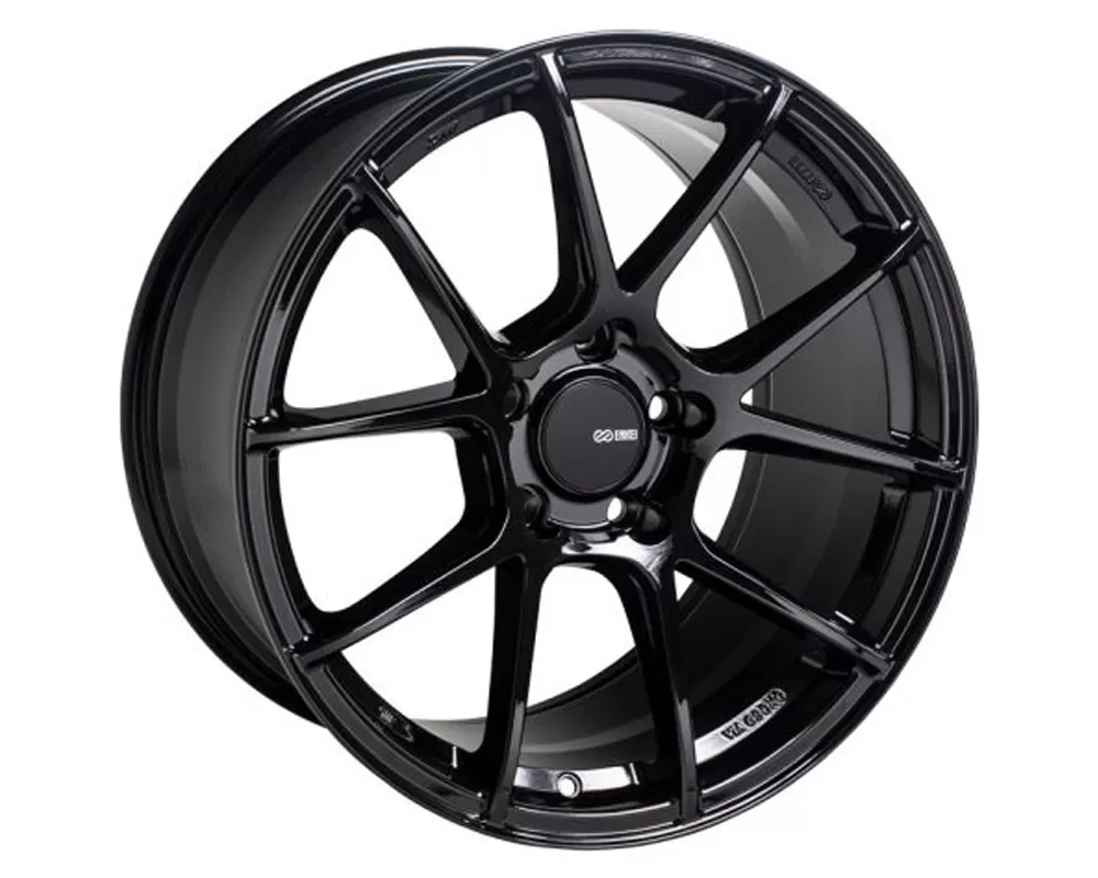 Enkei TS-V Wheel Tuning Series Gloss Black 18x8.5 5x114.3 45mm - 522-885-6545BK
