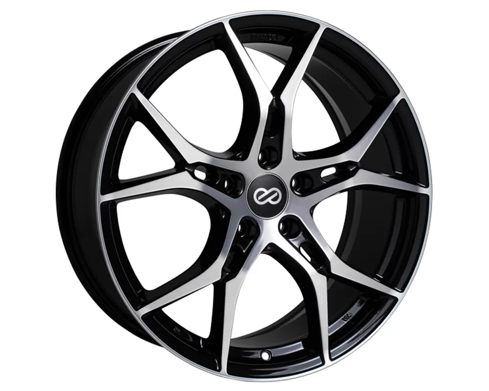 Enkei VULCAN Wheel Performance Series Black Machined 17x7.5 5x100 45mm - 517-775-8045BKM