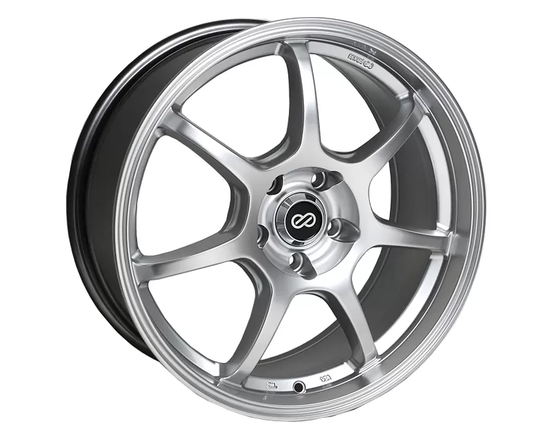 Enkei GT7 Wheel Performance Series Hyper Silver 18x8 5x100 45mm - 488-880-8045HS