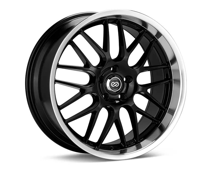 Enkei LUSSO Wheel Performance Series Black w/ Machined Lip 18x9 5x114.3 40mm - 469-890-6540BK