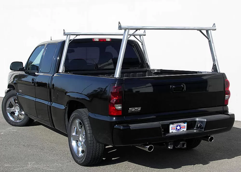 US Rack Clipper Truck Bed Rack Brushed Aluminum |  Stainless Steel - 82210010