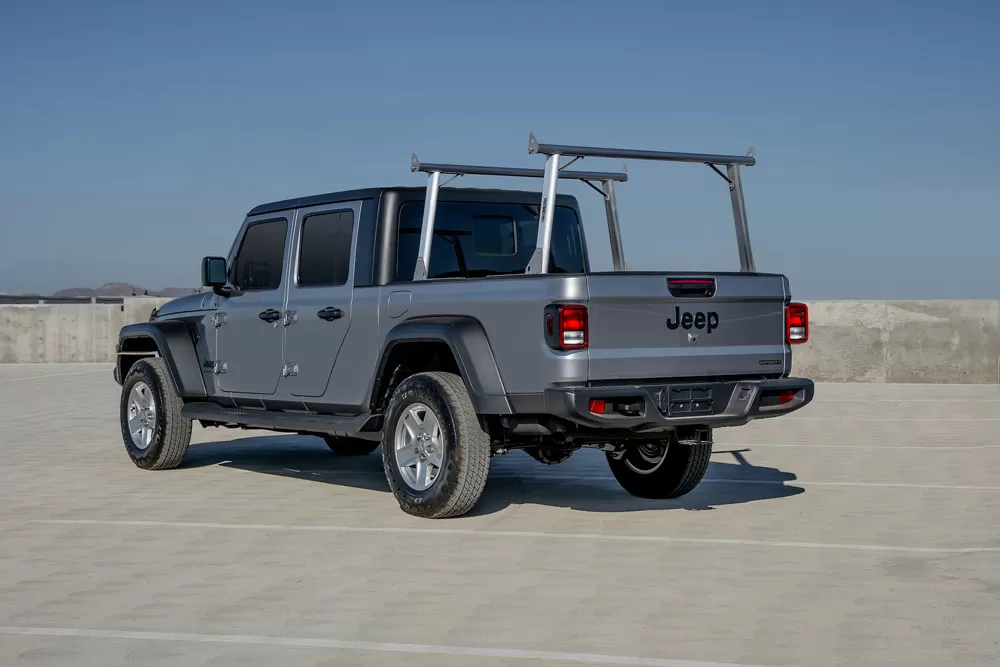 US Rack Clipper Truck Bed Rack Brushed Aluminum |  Stainless Steel Jeep Gladiator 2020+ - 82240150