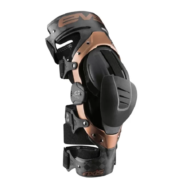 EVS Right Black/Copper Axis Pro Knee Brace - AXISP-BK/COP-SR