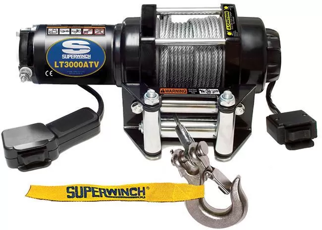 Superwinch 3000 LBS 12 VDC 3/16in x 50ft Steel Rope LT3000 Winch - 1130220