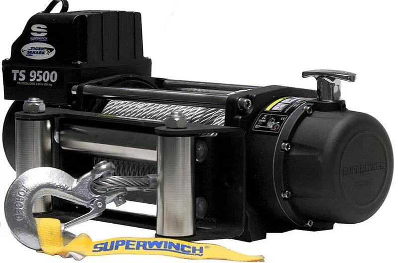 Superwinch 11500 LBS 12 VDC 3/8in x 84ft Steel Rope Tiger Shark 11500 Winch - 1511200