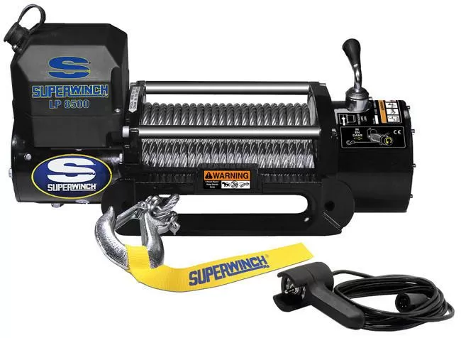 Superwinch 8500 LBS 12 VDC 5/16in x 95ft Steel Rope LP8500 Winch - 1585202