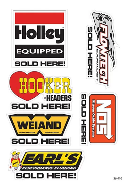 DECAL, HOLLEY BRANDS SOLD HERE - 36-410