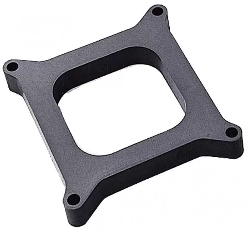 Trans-Dapt Performance 1 in. HOLLEY 4BBL SPACER - Open- Plastic Phenolic Carburetor Spacer - 2382