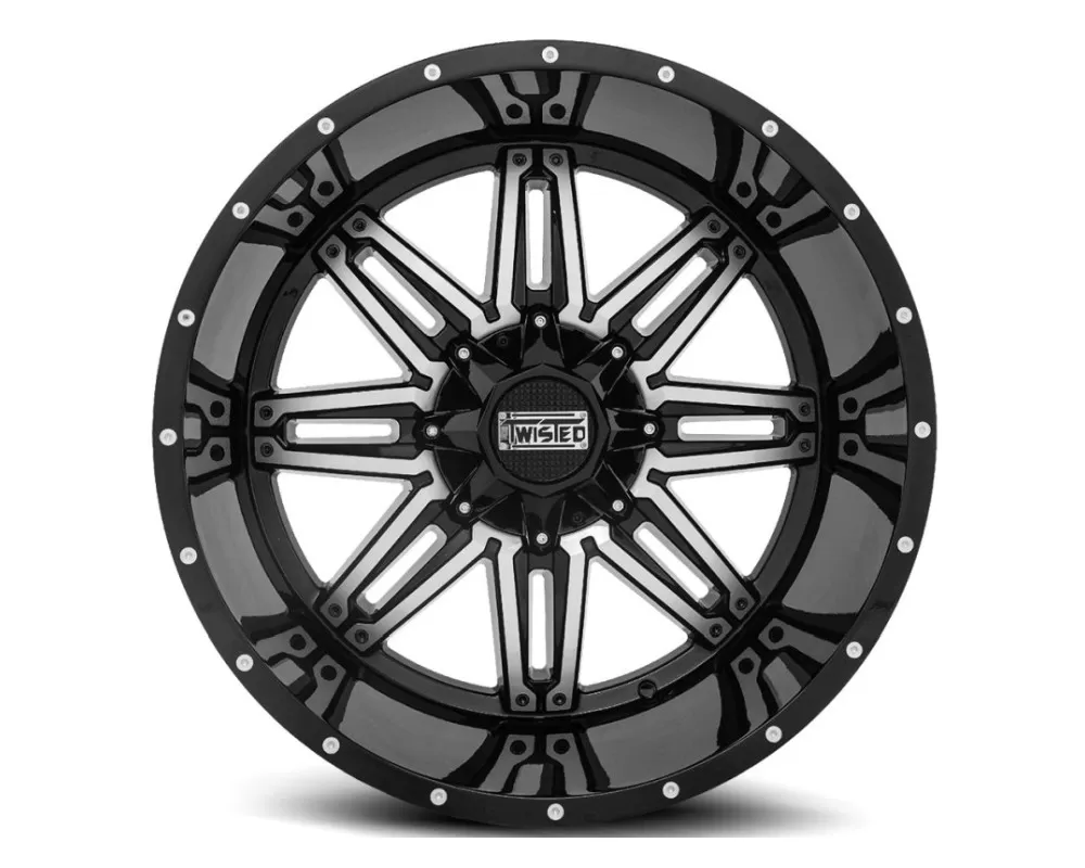 Twisted Off-Road T-25 Billet Wheel 20x9 5x139.7|5x150 0mm Black Machined - T-25209051397150+0GBM