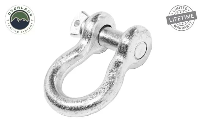 Overland Vehicle System Recovery Shackle 3/4" 4.75 Ton Zinc - 19019905