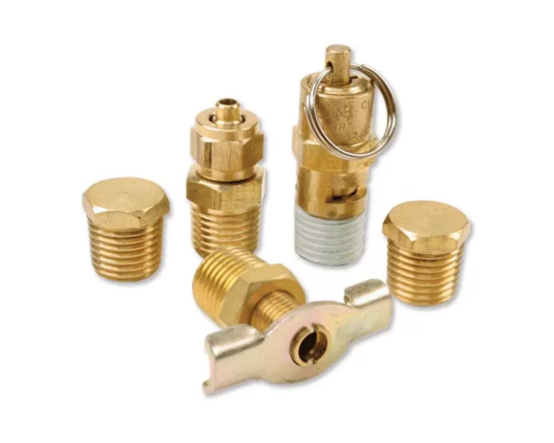 VIAIR 5 Pc. Tank Port Fittings Kit (For 200PSI Rated Systems) CLEARANCE - 90004