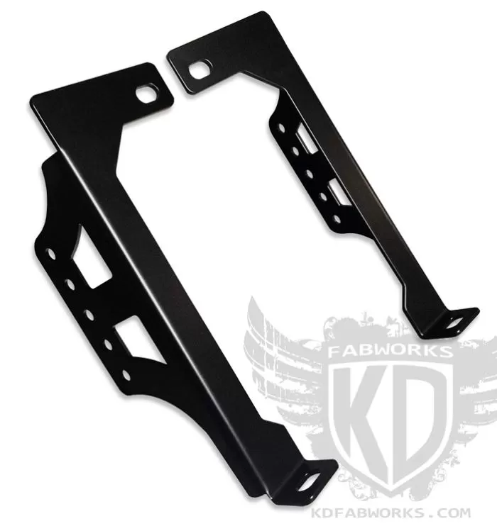 KD Fabworks Bumper Brackets for 20" LED light bars Ford Superduty F250 F350 08-10 - TR-0006