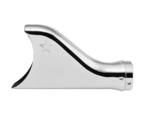 Freedom Performance Exhaust End Caps 2-1/2" Chrome Sharktail - AC00034