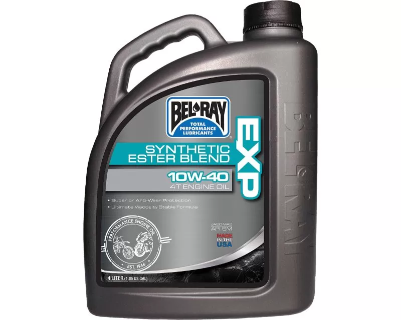 Bel-Ray EXP Semi-Synthetic Ester Blend 4T Engine Oil - 99120-B4LW