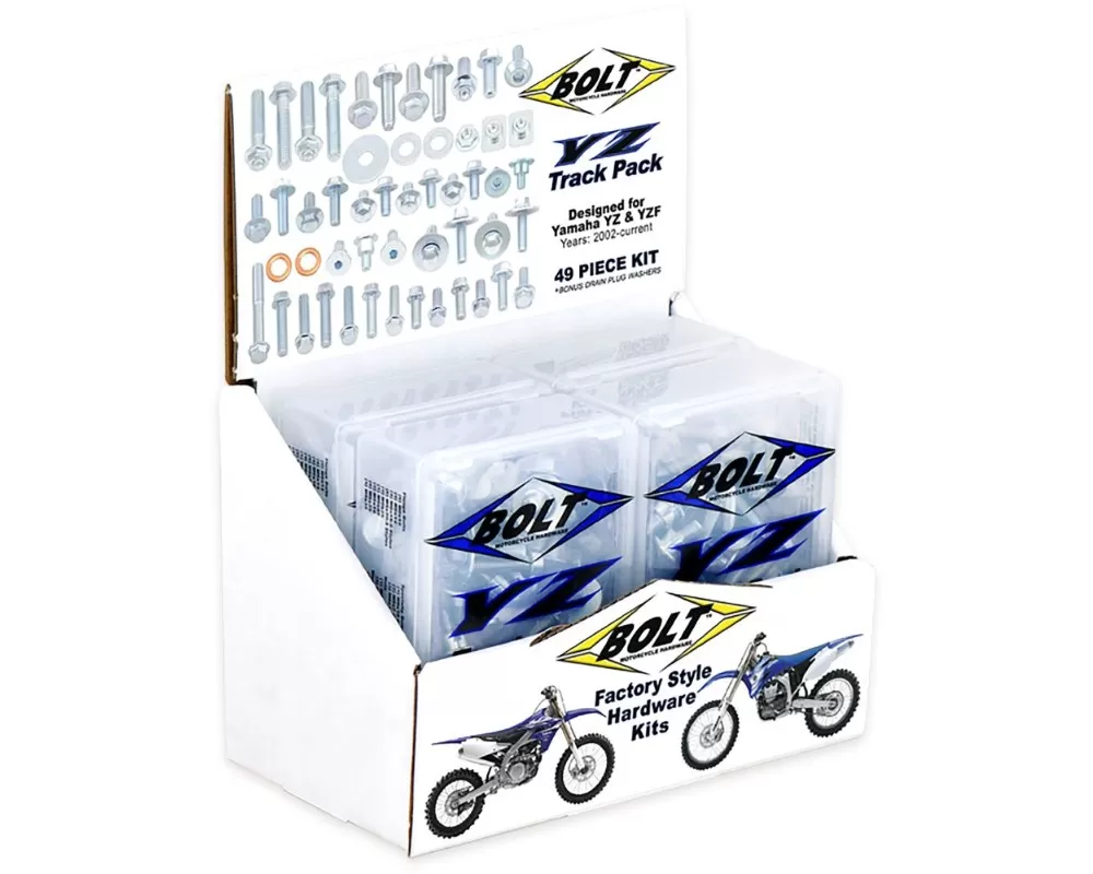 Bolt Motorcycle Track Pack - 6 Pack Display Yamaha YZ | YZF 2002-2018 - 2014-6YZTP