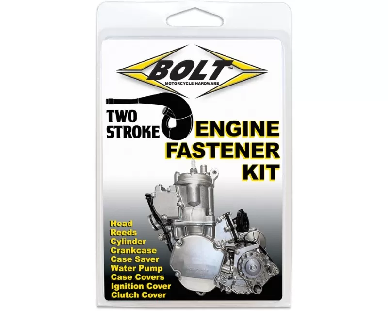Bolt Motorcycle Engine Fastner Kit Kawasaki KX250 1988-2007 - E-K2-8807