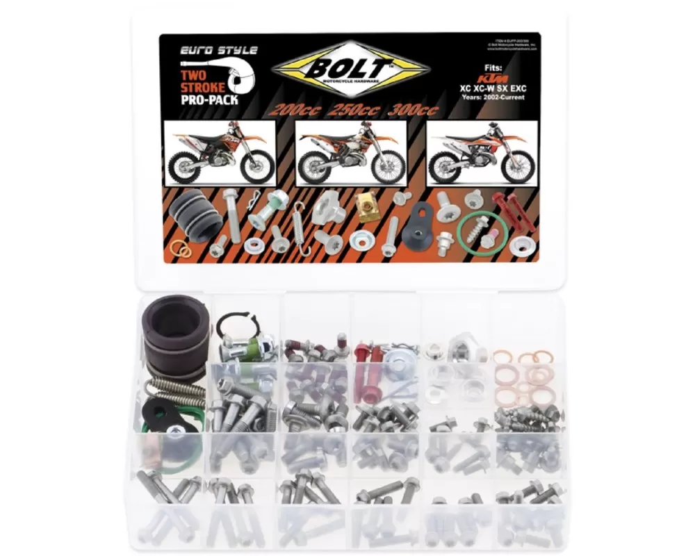 Bolt Motorcycle Euro Style Two Stroke Pro-Pack 200/300 - EUPP-200/300
