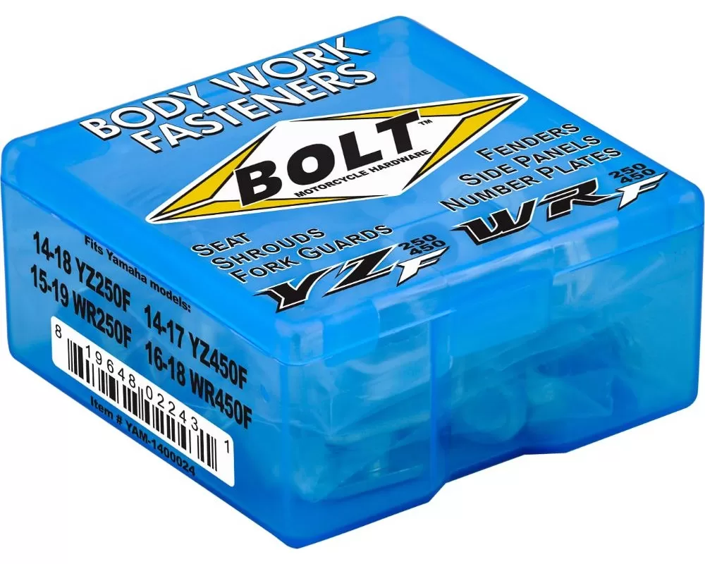 Bolt Motorcycle Full Plastic Fastener Kit Yamaha - YAM-1400024