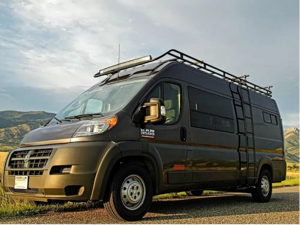 Aluminess Roof Rack 159 WB Regular Body High Roof - Perforated Dodge Promaster 2013+ - 210436.1