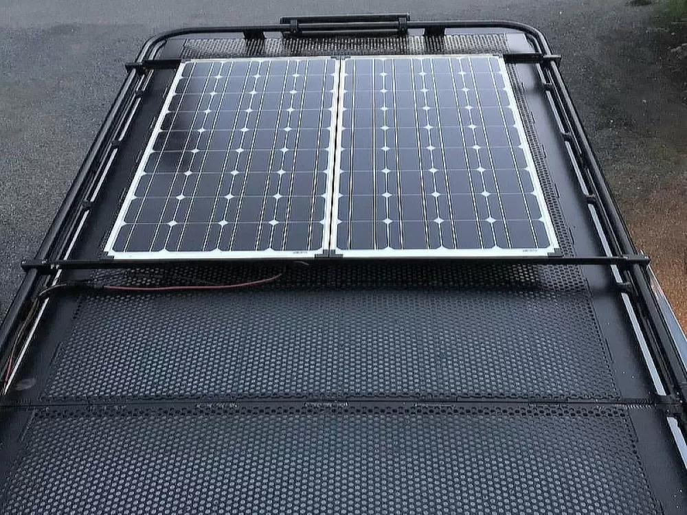 Aluminess Adjustable Clamp Solar Panel Mount - Roof Rack - 210452-FS