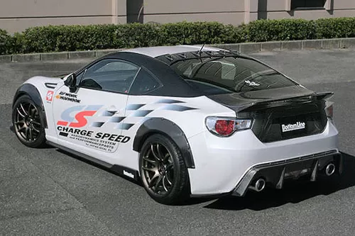 ChargeSpeed Type 2 Complete Lip Kit with Carbon Over Fenders 9 Piece Subaru BR-Z ZC-6 17-18 - BCSB17-CS991FLK2CW