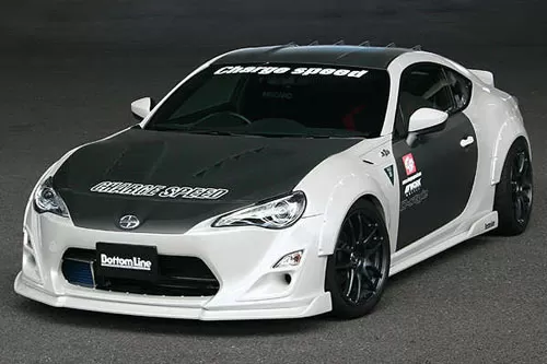 ChargeSpeed FRP Type 2 Complete Lip Kit with FRP Over Fenders 9 Pieces Scion FR-S FT-86 13-16 - BCSF13-CS960FLK2FW