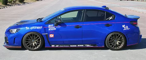ChargeSpeed Type-2A Complete Kit with Front Carbon Under Part Subaru WRX STi 15-18 - BCSI15-CS9735FK2AC